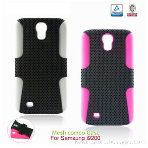 Mesh Combo 2-in-1 PC + Silicone Cover for Samsung Galaxy Mega 6.3